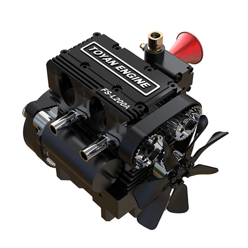 TOYAN New FS-L200A Engine Model Twin-cylinder Four-stroke Methanol Version Engine Model Single Carburetor Version
TOYAN New FS-L200A Engine Model Twin-cylinder Four-stroke Methanol Version Engine Model Single Carburetor Version