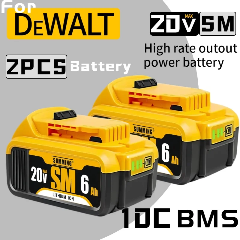 Replaceable DEWALT 20V lithium ion battery✅for dewalt power tool DCB205 DCB206 DCB200 MAX 20V 6AHfor dewalt 20V batteries
Replaceable DEWALT 20V lithium ion battery✅for dewalt power tool DCB205 DCB206 DCB200 MAX 20V 6AHfor dewalt 20V batteries