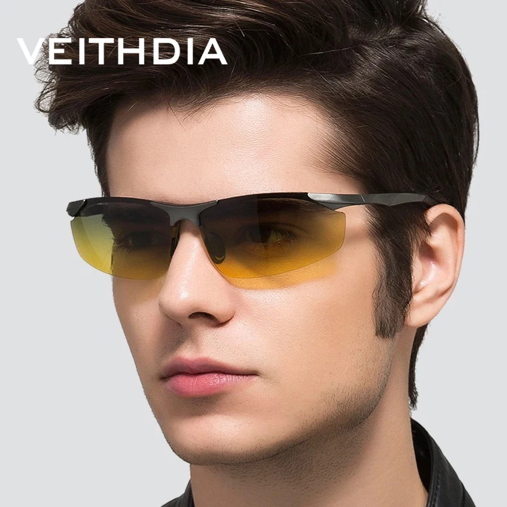 VEITHDIA Fashion Anti Glare Day Night Driving Glasses For Men Rimless Car Eyeglasses Men's Polarized Sunglasses For Male V81S79
VEITHDIA Fashion Anti Glare Day Night Driving Glasses For Men Rimless Car Eyeglasses Men's Polarized Sunglasses For Male V81S79