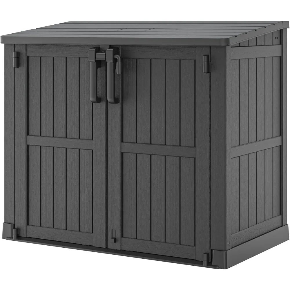 Outdoor Storage Shed - Horizontal Storage Cabinet Waterproof for Garden,Patio,Backyard,Outdoor Trash Can Storage Shed Waterproof
Outdoor Storage Shed - Horizontal Storage Cabinet Waterproof for Garden,Patio,Backyard,Outdoor Trash Can Storage Shed Waterproof