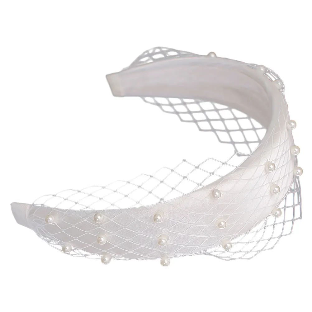 Wide Headwear Women Hair B Pearl Accessories Gauze Decoration Bridesmaid Headb Fashionable Hoop Comfortable Anti Slip Design
Wide Headwear Women Hair B Pearl Accessories Gauze Decoration Bridesmaid Headb Fashionable Hoop Comfortable Anti Slip Design