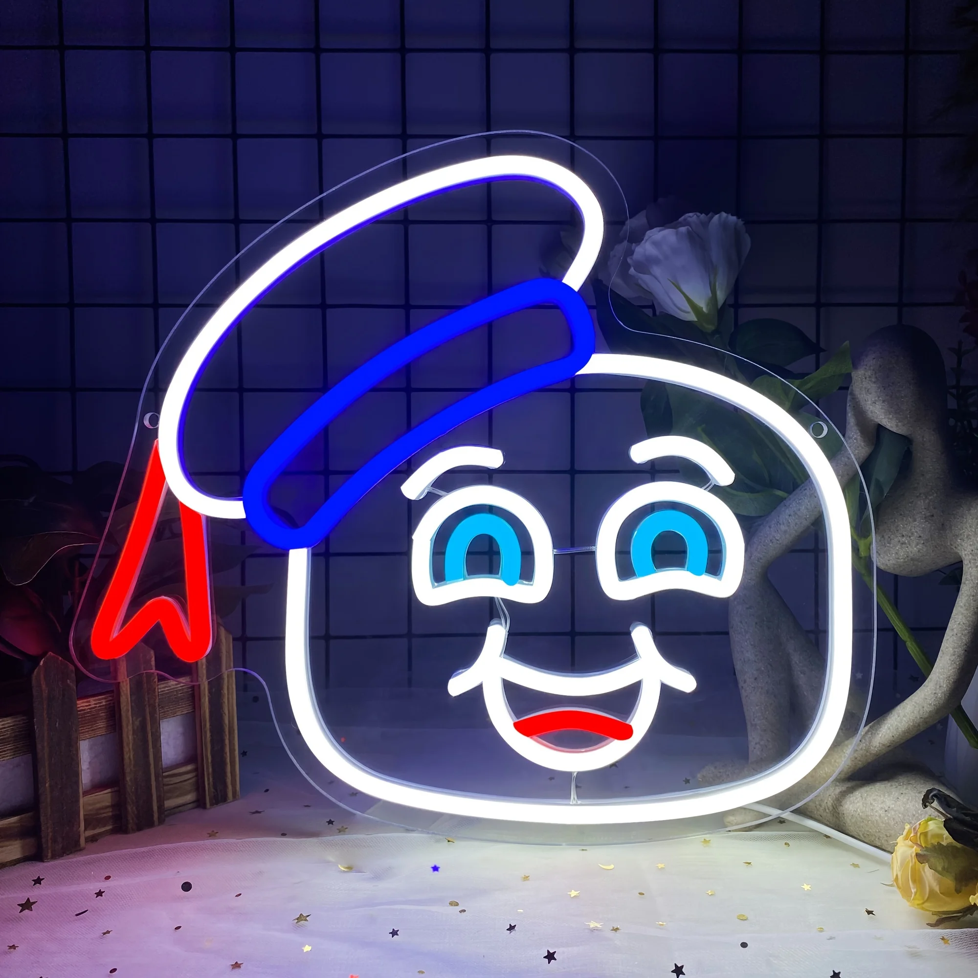 Strawberry Man Game Neon Sign USB Powered LED Neon Light for Bedroom Club Man Cave Game Room Bar Wall Decor Personality Gifts
Strawberry Man Game Neon Sign USB Powered LED Neon Light for Bedroom Club Man Cave Game Room Bar Wall Decor Personality Gifts