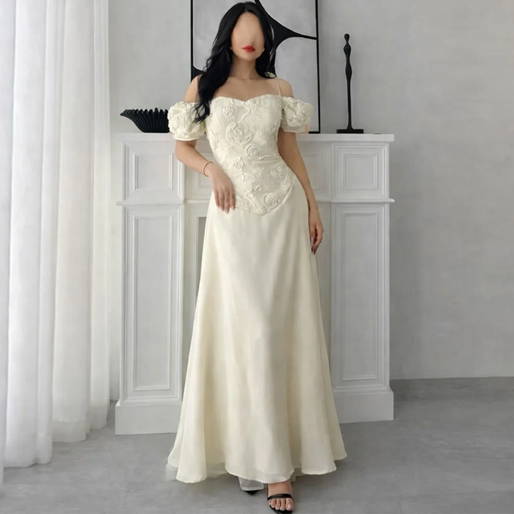 Customized Off the Shoulder Short Sleeves Evening Dress Elegant A-Line Celebrity Gowns High Quality Zipper Back Party Dress
Customized Off the Shoulder Short Sleeves Evening Dress Elegant A-Line Celebrity Gowns High Quality Zipper Back Party Dress
