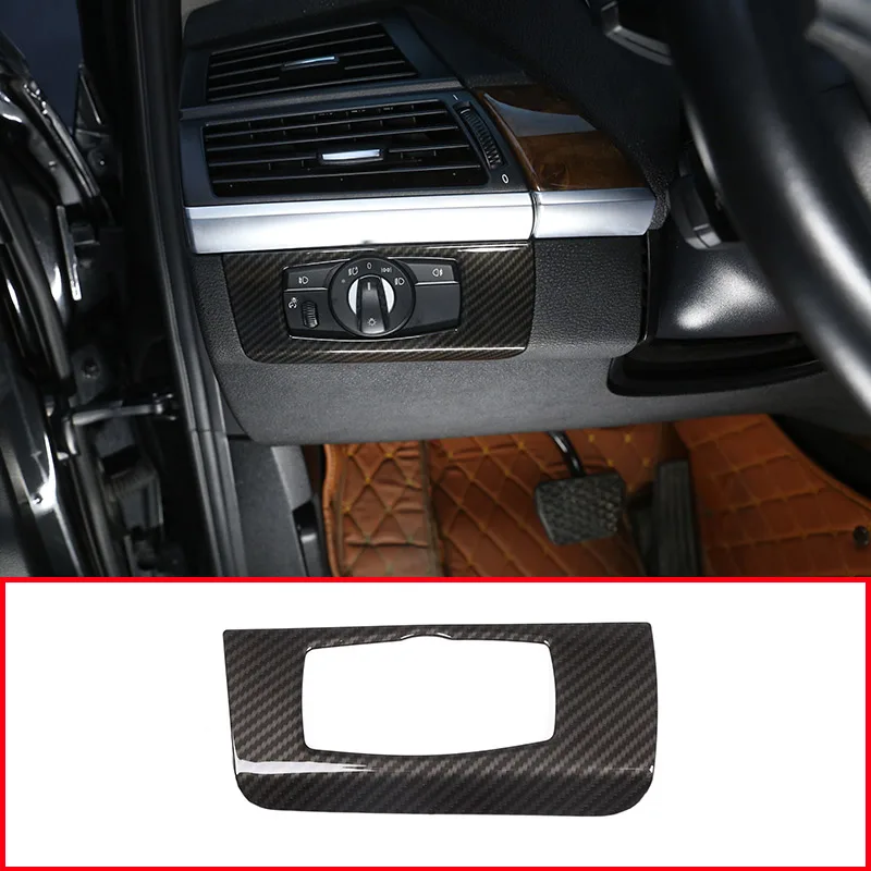 For BMW X5 E70 2008-2013 Car Accessories 1 Pcs ABS Car Interior Headlight Switch Decoration Frame Trim LHD Carbon Fiber
For BMW X5 E70 2008-2013 Car Accessories 1 Pcs ABS Car Interior Headlight Switch Decoration Frame Trim LHD Carbon Fiber