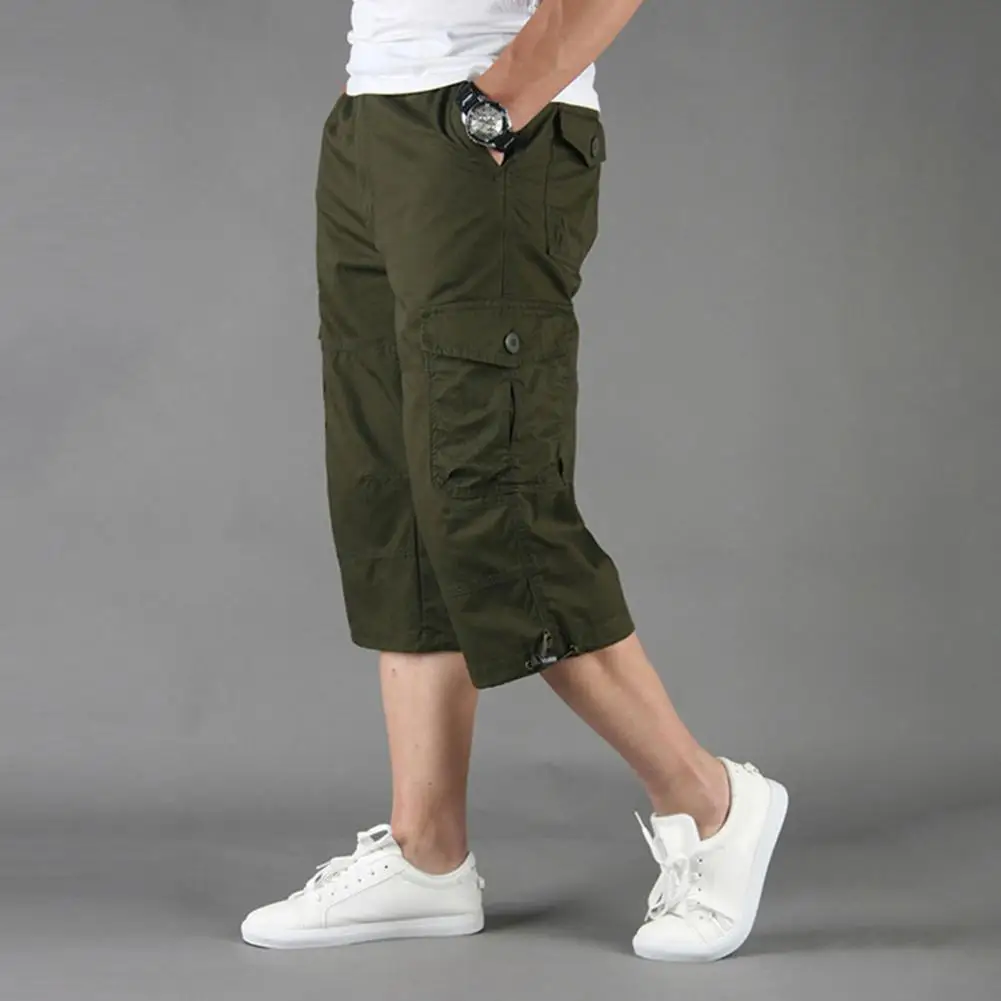 New 2025 Men's Summer Baggy Pants Casual Cargo Pants Streetwear Multi Pocket Calf-length Pants Men Outdoor Sport Joggers Trouser
New 2025 Men's Summer Baggy Pants Casual Cargo Pants Streetwear Multi Pocket Calf-length Pants Men Outdoor Sport Joggers Trouser