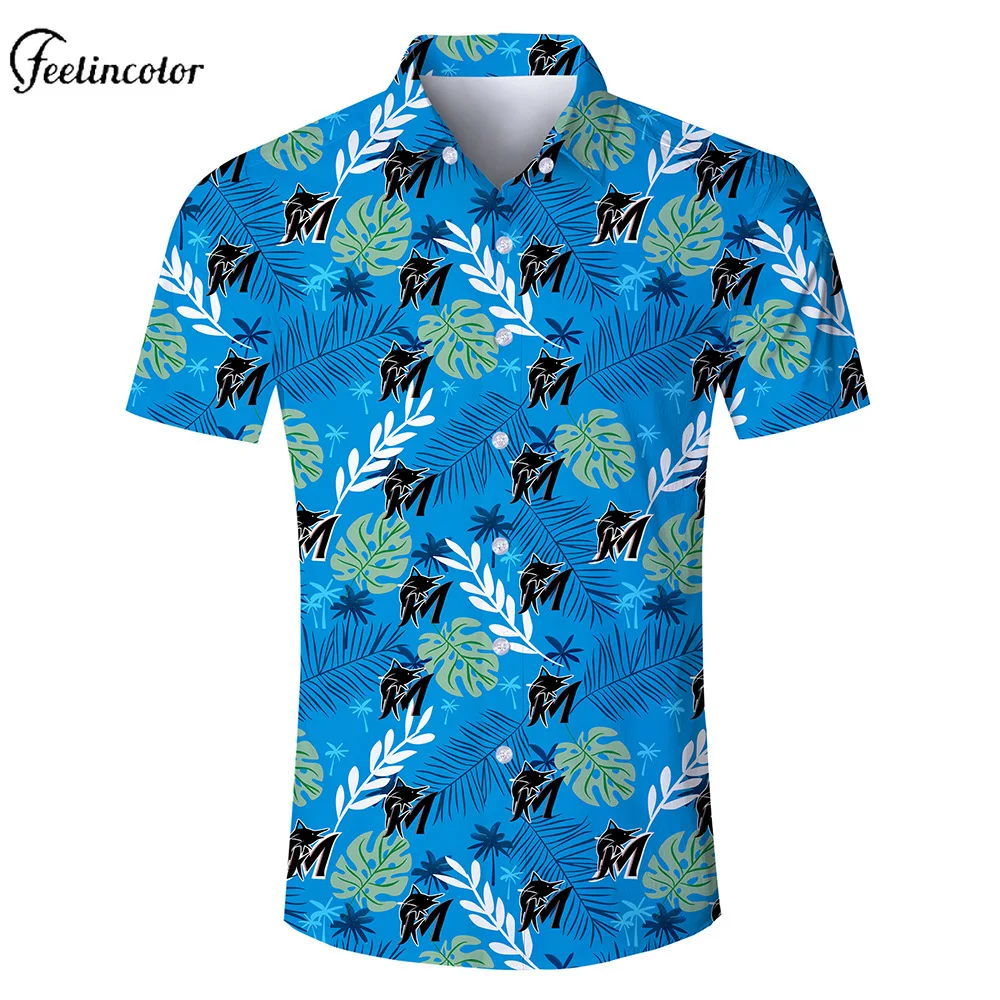 Men Blue Tropical Print Hawaiian Shirt Short Sleeve Button Polo Shirt Fashion Beach Party Top Male Streetwear 3D Print Clothing
Men Blue Tropical Print Hawaiian Shirt Short Sleeve Button Polo Shirt Fashion Beach Party Top Male Streetwear 3D Print Clothing