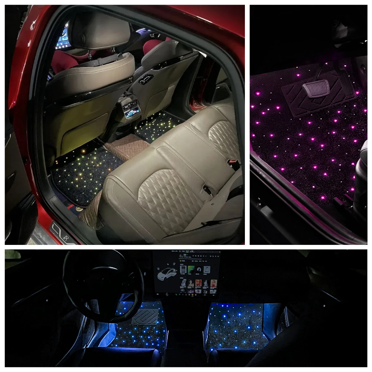 Fiber Optic Starlight Car Foot Mat: Universal Fit, Waterproof, Twinkle Design for Full Carpet Modification
Fiber Optic Starlight Car Foot Mat: Universal Fit, Waterproof, Twinkle Design for Full Carpet Modification