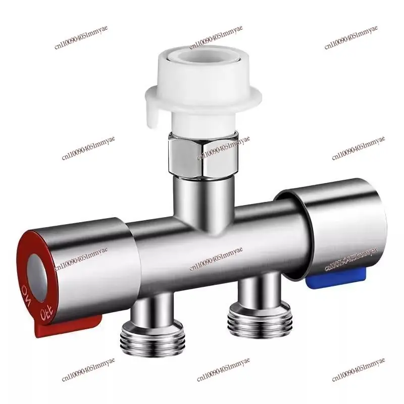 Washing Machine Faucet One Water Separator Two Special One in Two Out Three Way Water Separator Angle Valve Double Water Outlet 
Washing Machine Faucet One Water Separator Two Special One in Two Out Three Way Water Separator Angle Valve Double Water Outlet