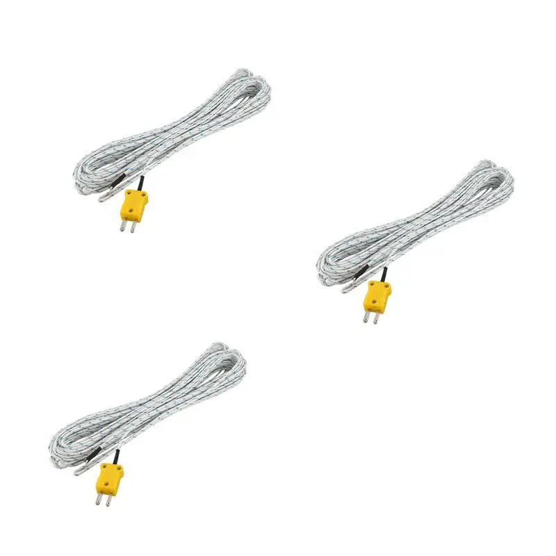 AT21-3X -50-250 Celsius K Type 10M Cable Temperature Sensor Thermocouple Probe
AT21-3X -50-250 Celsius K Type 10M Cable Temperature Sensor Thermocouple Probe
