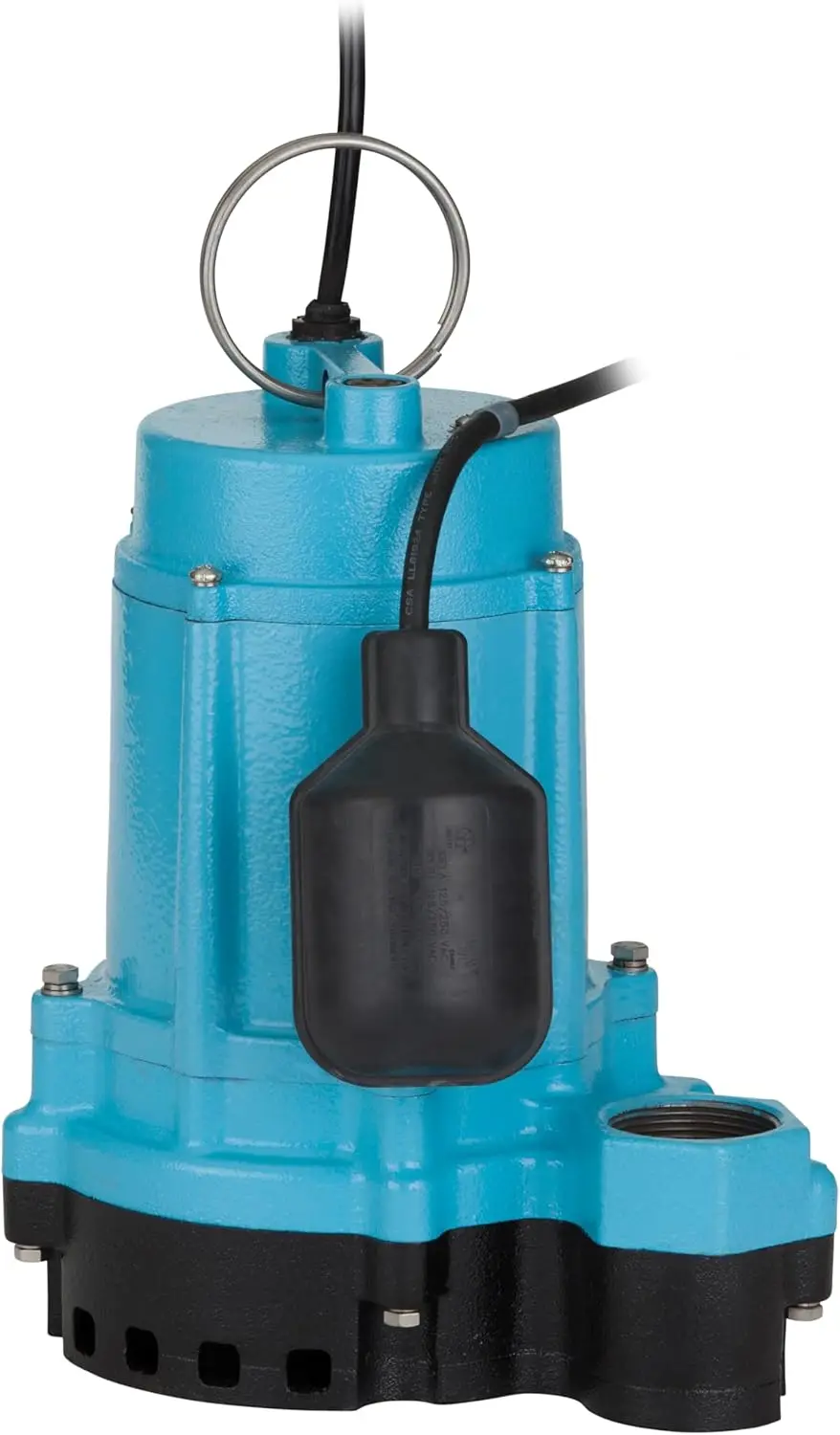 6EC-CIA-RF 1/3 HP, 115-Volt, 3180 GPH Automatic Cast Iron Submersible Sump/Effluent Pump with Polypropylene Base, Piggyback
6EC-CIA-RF 1/3 HP, 115-Volt, 3180 GPH Automatic Cast Iron Submersible Sump/Effluent Pump with Polypropylene Base, Piggyback