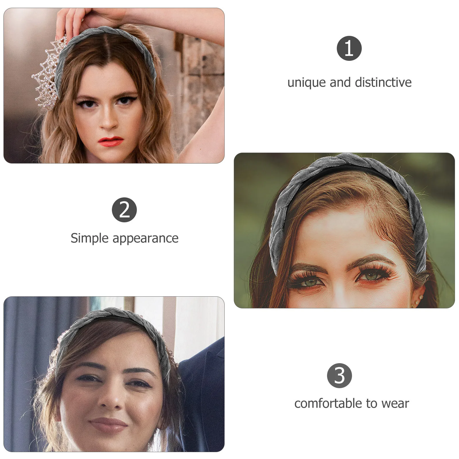 Grey Wide Cross Braided Hair Hoop Woman Hair Accessory Elegant Unique Style Lightweight Comfortable for Daily Party Meeting Gift
Grey Wide Cross Braided Hair Hoop Woman Hair Accessory Elegant Unique Style Lightweight Comfortable for Daily Party Meeting Gift