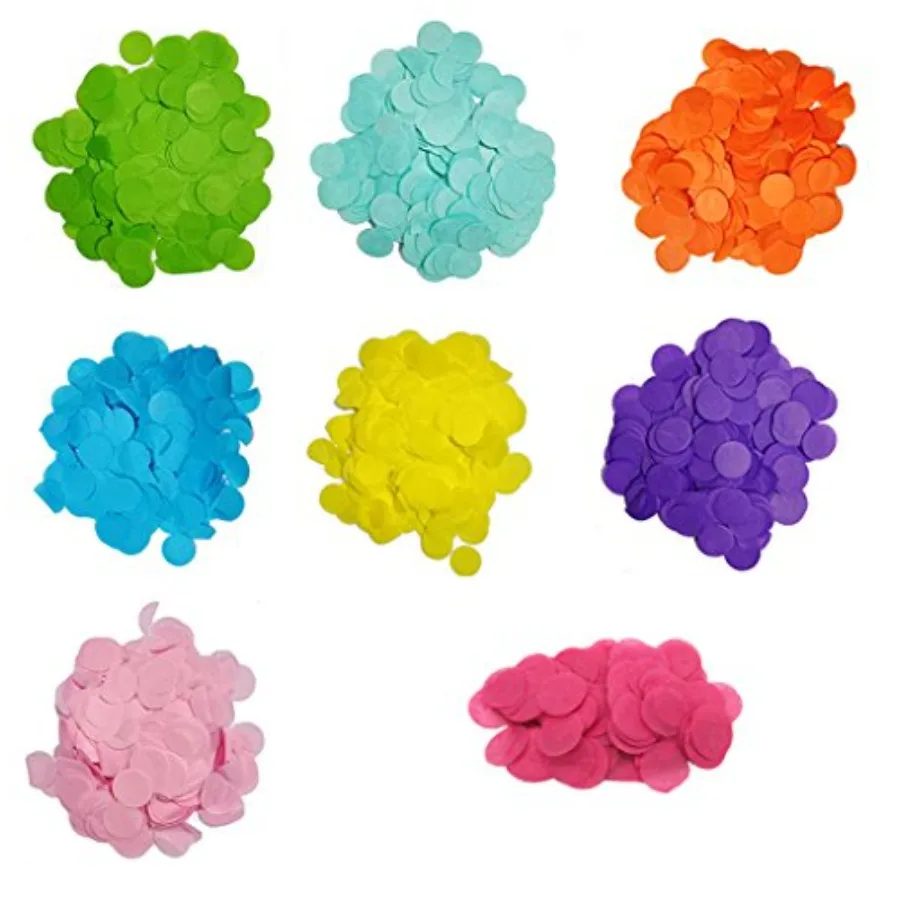 Approx 8000 Pieces 1 Inch Multicolor Round Tissue Confetti Tissue Party Table Confetti for Birthday Wedding Sprinkles Party Dec
Approx 8000 Pieces 1 Inch Multicolor Round Tissue Confetti Tissue Party Table Confetti for Birthday Wedding Sprinkles Party Dec