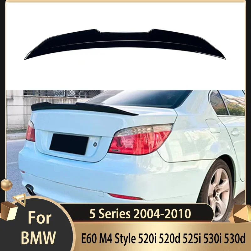 For BMW 5 Series 2004-2010 E60 M4 Style 520i 520d 525i 530i 530d Rear Roof Lip Spoiler Car Rear Trunk Spoiler Wing Lip body kit
For BMW 5 Series 2004-2010 E60 M4 Style 520i 520d 525i 530i 530d Rear Roof Lip Spoiler Car Rear Trunk Spoiler Wing Lip body kit