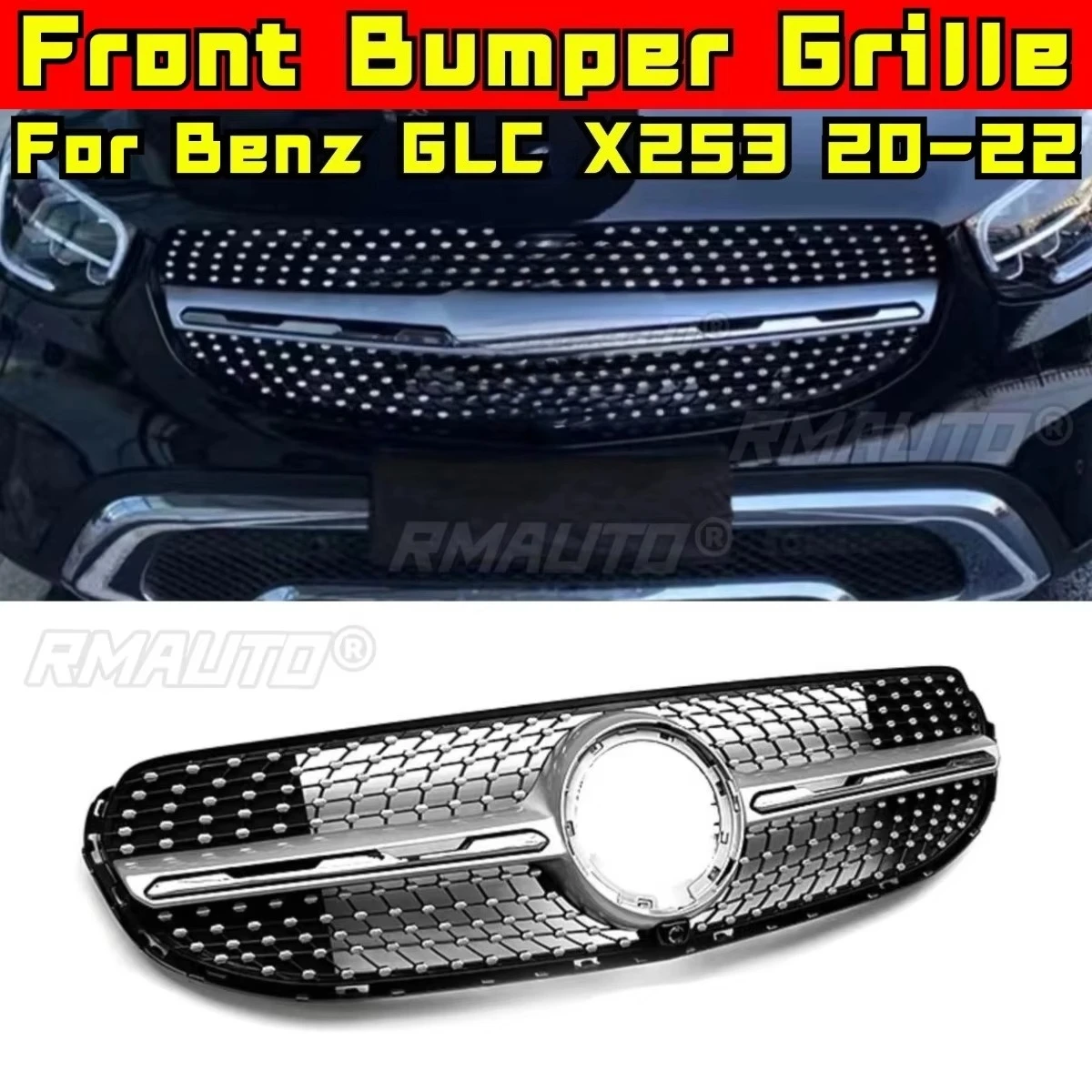 Решетка бампера автомобиля, декоративные полоски, гоночная решетка, комплект кузова, решетка переднего бампера для Mercedes Benz GLC X253 2020-2022, внешняя часть
Решетка бампера автомобиля, декоративные полоски, гоночная решетка, комплект кузова, решетка переднего бампера для Mercedes Benz GLC X253 2020-2022, внешняя часть