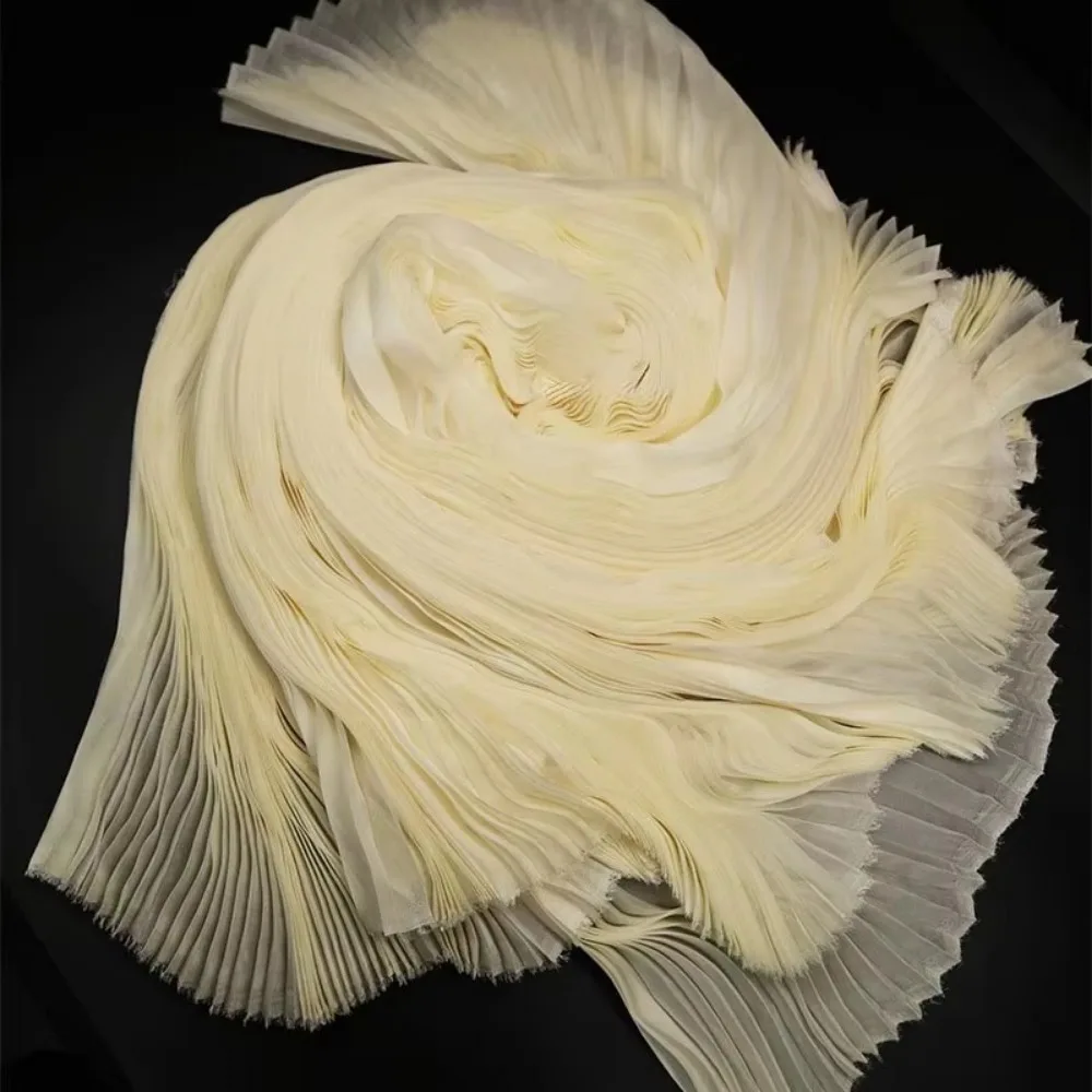 Light Chiffon Organza Pleated Fabric for Summer Airy Pleated Dress Halter Dress Clothing Fashion Designer Fabrics
Light Chiffon Organza Pleated Fabric for Summer Airy Pleated Dress Halter Dress Clothing Fashion Designer Fabrics