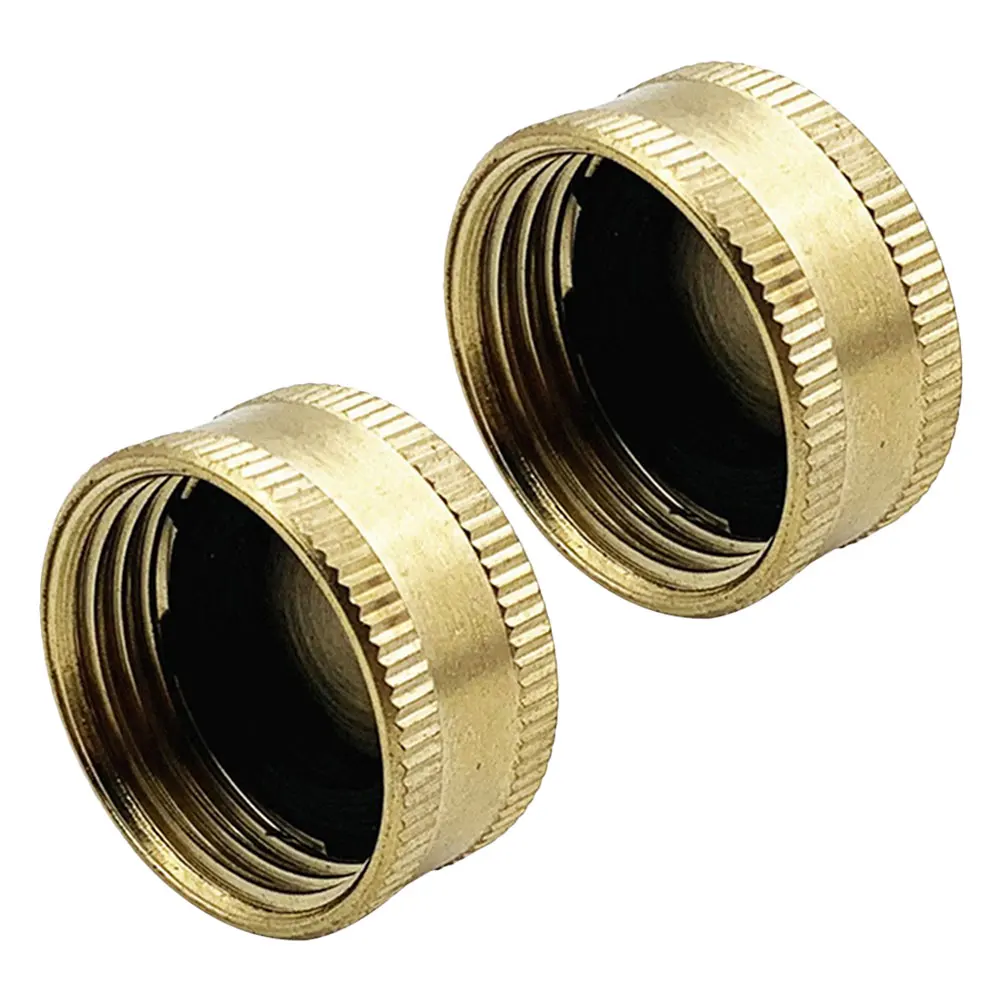2pcs Garden Hose Cap Female 3/4 Inch Brass Connector Stopper for Hose Fittings Gardening Supplies Water Connection Parts
2pcs Garden Hose Cap Female 3/4 Inch Brass Connector Stopper for Hose Fittings Gardening Supplies Water Connection Parts