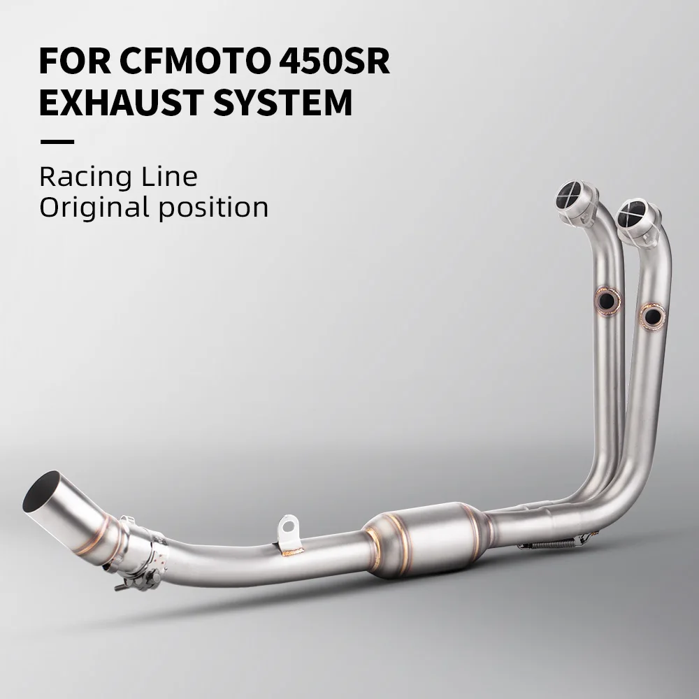 For Cfmoto 450sr 450 Sr Stainless Steel Motorcycle Exhaust Systems Escape Modify 51Mm Muffler Front Link Pipe With Catalys
For Cfmoto 450sr 450 Sr Stainless Steel Motorcycle Exhaust Systems Escape Modify 51Mm Muffler Front Link Pipe With Catalys