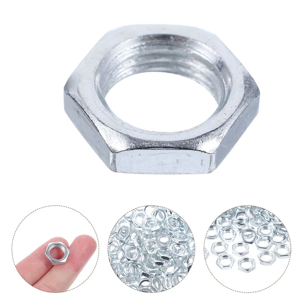 200Pcs Lamp Nut M10 Hexagon Lock Nut Fine Thread Pitch for Lighting Fixtures Fastener Hardware DIY Repair Part
200Pcs Lamp Nut M10 Hexagon Lock Nut Fine Thread Pitch for Lighting Fixtures Fastener Hardware DIY Repair Part