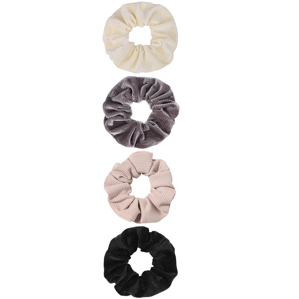 4 Pcs Simple Design Hair Scrunchies For Women Elastic Ponytail Holders Cute And Eye Catching Hair Accessories 
4 Pcs Simple Design Hair Scrunchies For Women Elastic Ponytail Holders Cute And Eye Catching Hair Accessories