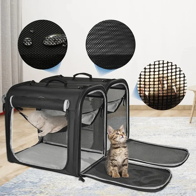 Double shoulder large capacity pet backpack, breathable cat bag going out pet bicycle bag portable cat bag
Double shoulder large capacity pet backpack, breathable cat bag going out pet bicycle bag portable cat bag