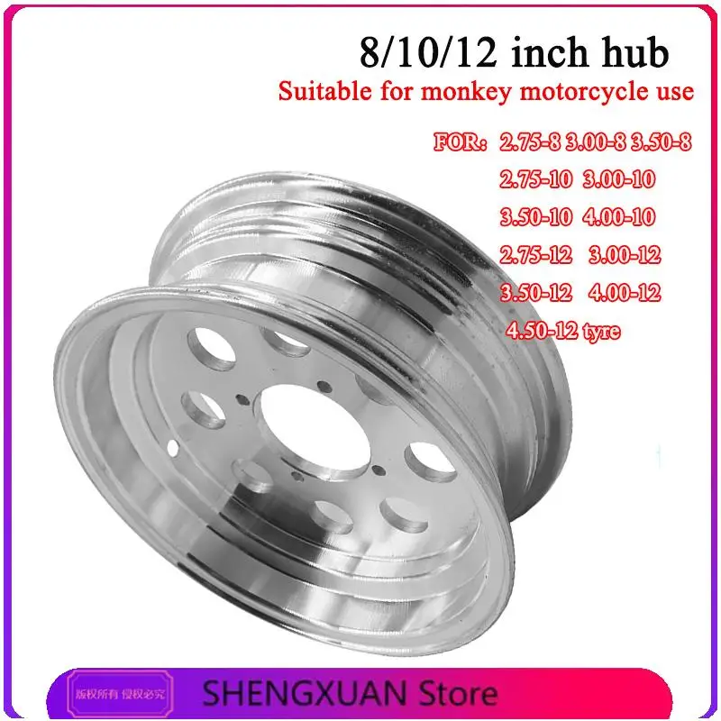 New 8'' 10'' 12'' Aluminium Wheel Hub 2.75/3.00/3.50-8/10 4.50-12 Alloy Rims For Mini Quad Bike Three Wheeler Go Kart Parts
New 8'' 10'' 12'' Aluminium Wheel Hub 2.75/3.00/3.50-8/10 4.50-12 Alloy Rims For Mini Quad Bike Three Wheeler Go Kart Parts