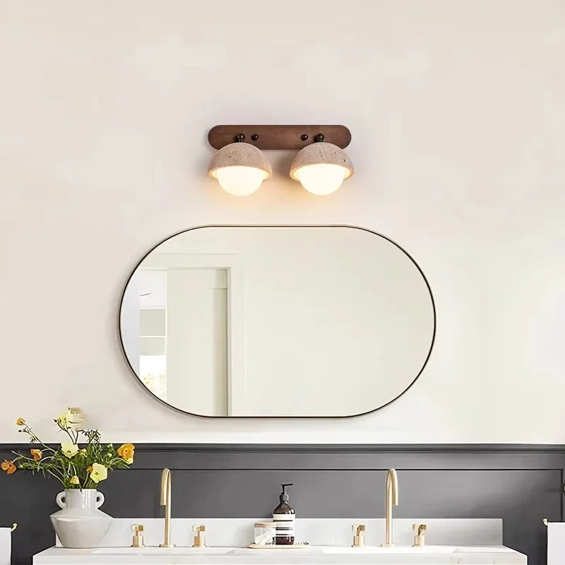 Japanese Yellow Cave Stone Mirror Front Lamp Cabinet Living Room Special Wabi-sabi Decoration Retro Bathroom LED Wall Lamp
Japanese Yellow Cave Stone Mirror Front Lamp Cabinet Living Room Special Wabi-sabi Decoration Retro Bathroom LED Wall Lamp