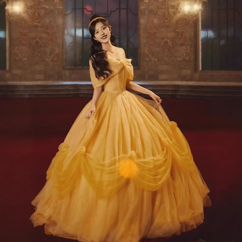 High End One Shoulder Princess Evening Gown, Niche Adult Ceremony, Art Examination, Performance Costume, Studio Photo Gown
High End One Shoulder Princess Evening Gown, Niche Adult Ceremony, Art Examination, Performance Costume, Studio Photo Gown