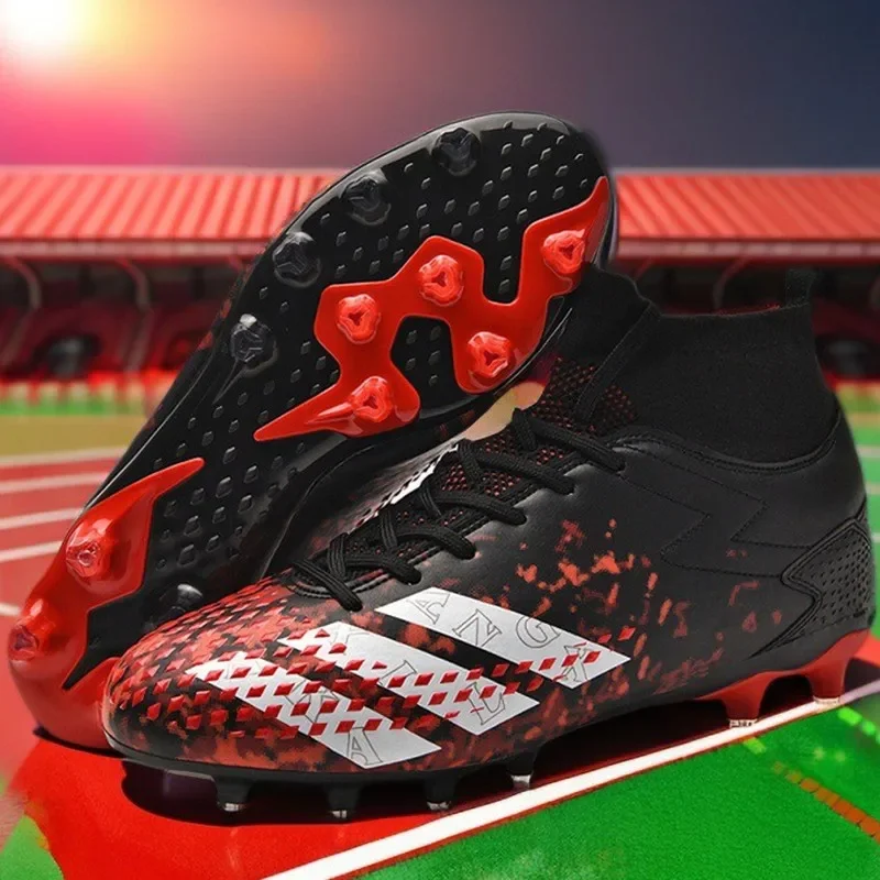 High-top Football Game Training Shoes Tf Broken Nails Artificial Turf AG Nails Boys Girls Youth Students
High-top Football Game Training Shoes Tf Broken Nails Artificial Turf AG Nails Boys Girls Youth Students