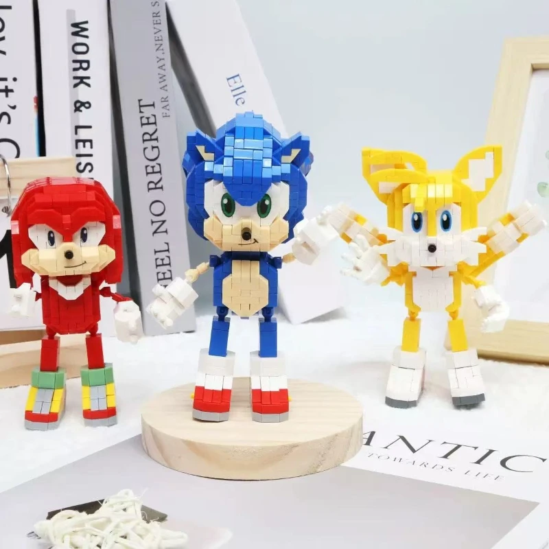 750 деталей Конструктор SONIC Hedgehog DIY, детские сборные игрушки, микро-блоки, развивающие головоломки для детей, подарок на день рождения
750 деталей Конструктор SONIC Hedgehog DIY, детские сборные игрушки, микро-блоки, развивающие головоломки для детей, подарок на день рождения