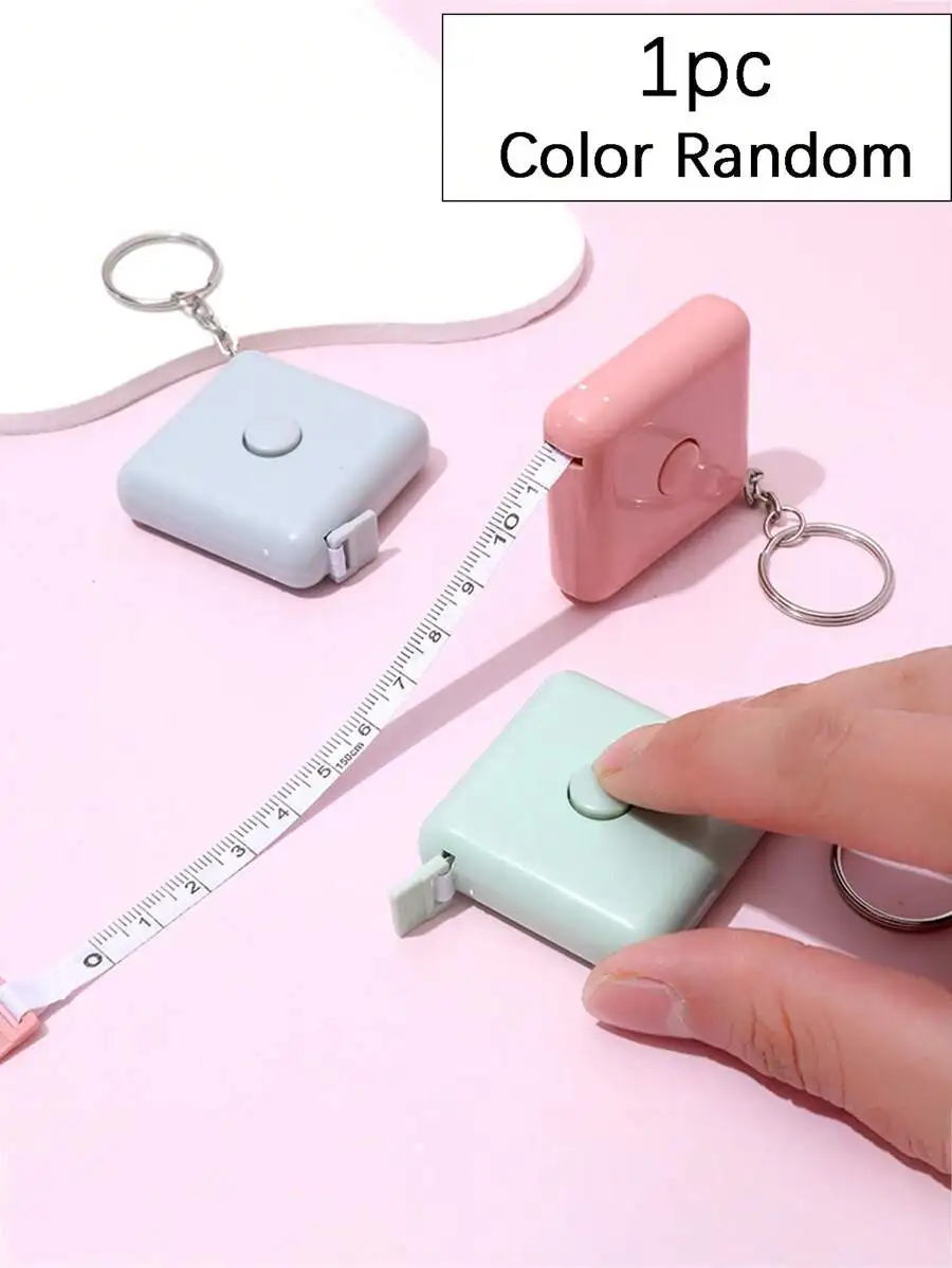 Retractable Mini Tape Measure Keychain Dual Scale 1.5m For Body Sewing DIY Daily Use
Retractable Mini Tape Measure Keychain Dual Scale 1.5m For Body Sewing DIY Daily Use