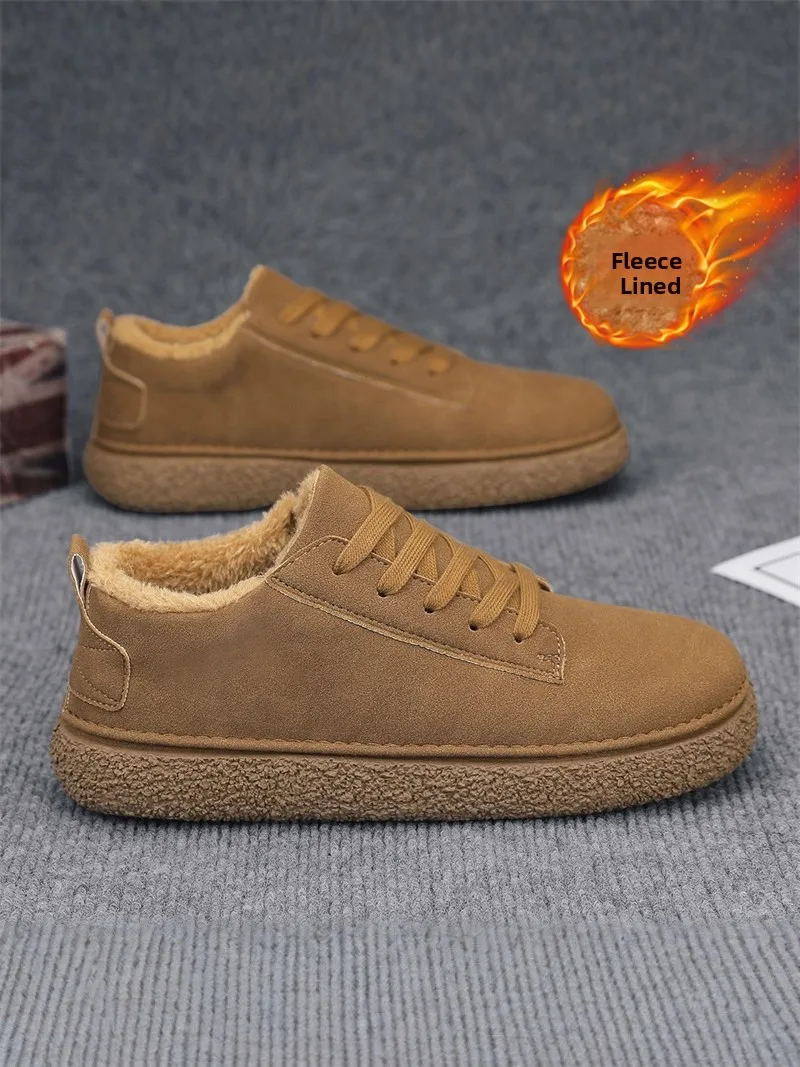 Men's Winter Warm Fleece Lined Driving Shoes Casual Bean Bean Flip Flop Soft Bottom Leather Shoes Thick Bottom Rubber Sole
Men's Winter Warm Fleece Lined Driving Shoes Casual Bean Bean Flip Flop Soft Bottom Leather Shoes Thick Bottom Rubber Sole