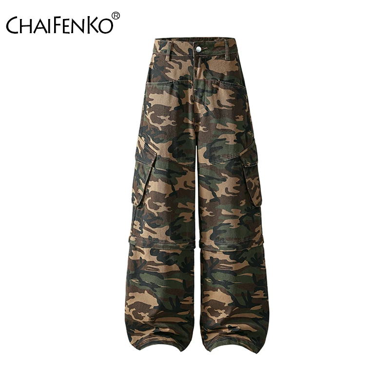 New Street Man Straight Casual Pant Spring Autumn Loose Multiple Pockets Sweat Pant Outdoors Fashion Retro Camouflage Cargo Pant
New Street Man Straight Casual Pant Spring Autumn Loose Multiple Pockets Sweat Pant Outdoors Fashion Retro Camouflage Cargo Pant