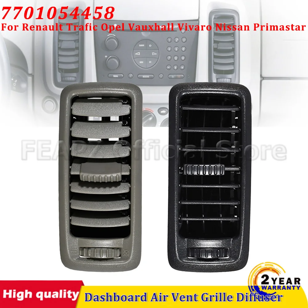 Center Panel Dashboard Air Vent Grille Diffuser For Renault Trafic Opel Vauxhall Vivaro Nissan Primastar Black / Gray 7701054458
Center Panel Dashboard Air Vent Grille Diffuser For Renault Trafic Opel Vauxhall Vivaro Nissan Primastar Black / Gray 7701054458