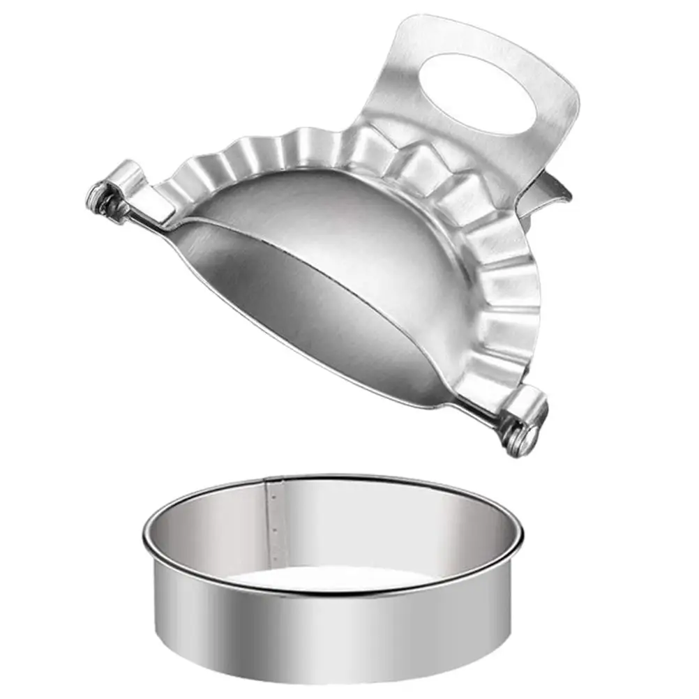 2pcs Dumpling Set Stainless Steel Wrapper Dumpling Wrapper Kitchen Tools for Making Dumplings Ravioli Pie Empanada
2pcs Dumpling Set Stainless Steel Wrapper Dumpling Wrapper Kitchen Tools for Making Dumplings Ravioli Pie Empanada