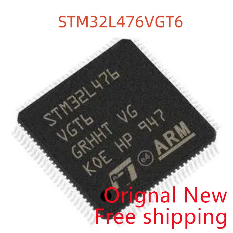 2piece New Original STM32L476VGT6 STM32L476VGT6TR LQFP-100 Microcontroller chip
2piece New Original STM32L476VGT6 STM32L476VGT6TR LQFP-100 Microcontroller chip