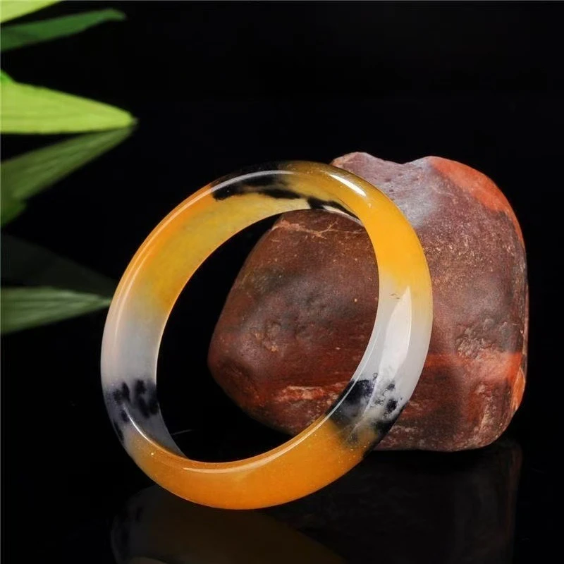 Натуральный браслет из желтого кварцита High Ice Jade Flat Bar
Натуральный браслет из желтого кварцита High Ice Jade Flat Bar
