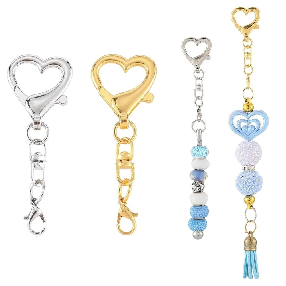 10pcs Heart Shaped Swivel Spring Clasp Hanging Lobster Claw Snap Hook Clip Key Chains for DIY Jewelry Making Lanyards Bags Craft
10pcs Heart Shaped Swivel Spring Clasp Hanging Lobster Claw Snap Hook Clip Key Chains for DIY Jewelry Making Lanyards Bags Craft