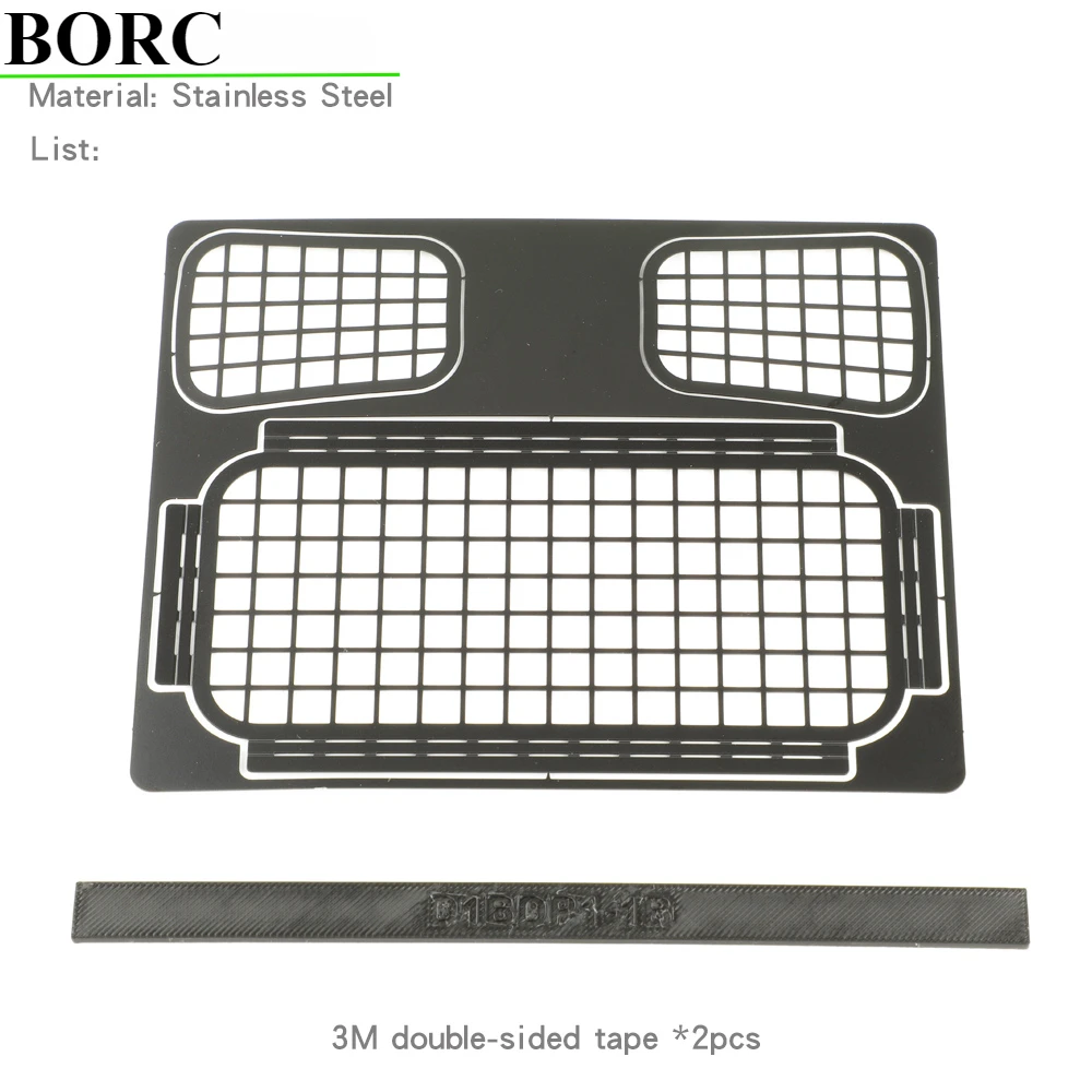 Pickup Tail Window Protective Net 2 Doors 4 Doors for 1/10 RC Crawler Car RD110 2/4Door 313/324mm Pickup RD90 2Door Pickup Parts
Pickup Tail Window Protective Net 2 Doors 4 Doors for 1/10 RC Crawler Car RD110 2/4Door 313/324mm Pickup RD90 2Door Pickup Parts