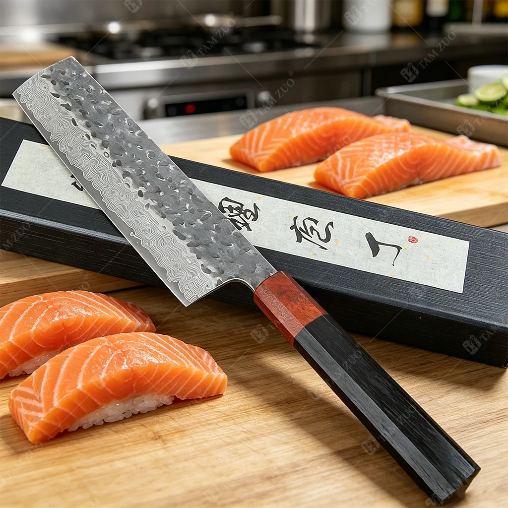 TAMZUO Multi-Functional Damascus Gyuto Chef Knife Ultra Sharp Blade for Cooking Meat Steak Sushi Vegetables with Gift Box
TAMZUO Multi-Functional Damascus Gyuto Chef Knife Ultra Sharp Blade for Cooking Meat Steak Sushi Vegetables with Gift Box