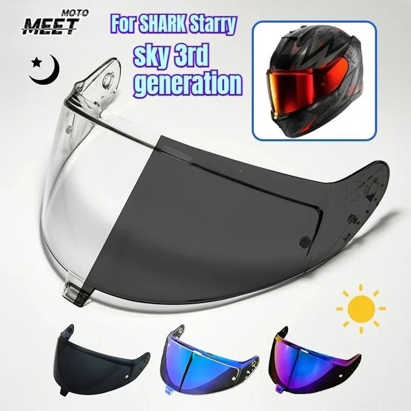 For SHARK Multicolor Visors 3rd Generation, D-Skwal3, Skwal 2nd Generation Skwal I3, Ridill 2 Helmet Lenses Use Day and Night
For SHARK Multicolor Visors 3rd Generation, D-Skwal3, Skwal 2nd Generation Skwal I3, Ridill 2 Helmet Lenses Use Day and Night