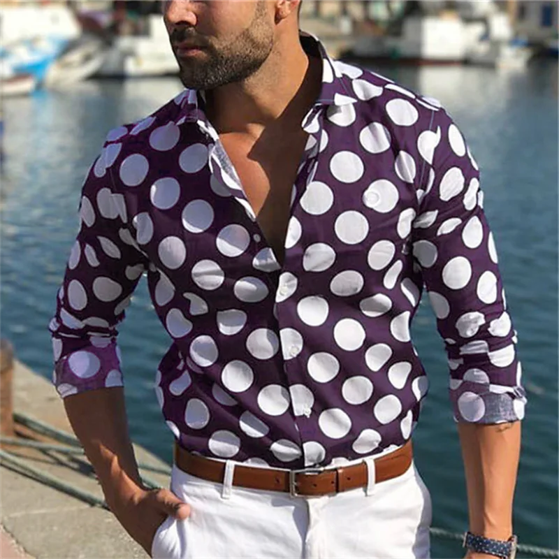 Men's Shirt Button Shirt Casual Shirt Spring Summer 3D Dot Geometric Print Long Sleeves Daily Fashion Comfort
Men's Shirt Button Shirt Casual Shirt Spring Summer 3D Dot Geometric Print Long Sleeves Daily Fashion Comfort