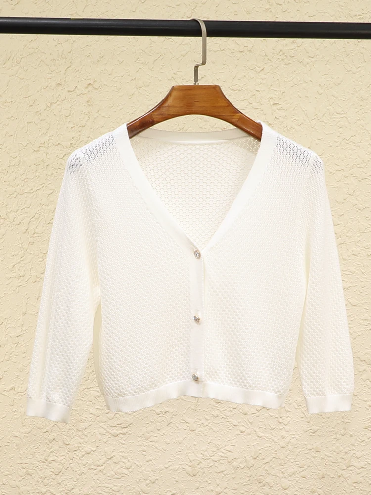 Basic Outerwear Summer Cardigan Women Girls Knitted Ladies Sweaters Cropped Crochet Top Knitwear Black Bolero Woman Jersey Tops
Basic Outerwear Summer Cardigan Women Girls Knitted Ladies Sweaters Cropped Crochet Top Knitwear Black Bolero Woman Jersey Tops