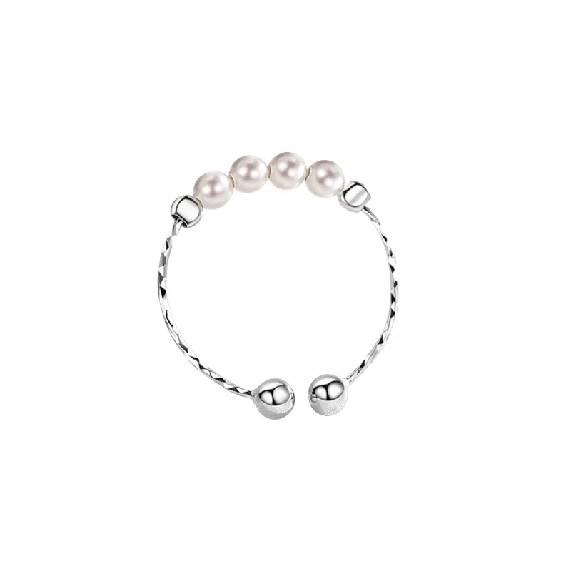 S925 Bead Ring Women's Sterling Silver Ring Light Luxury Fashion Personality Tail Ring
S925 Bead Ring Women's Sterling Silver Ring Light Luxury Fashion Personality Tail Ring