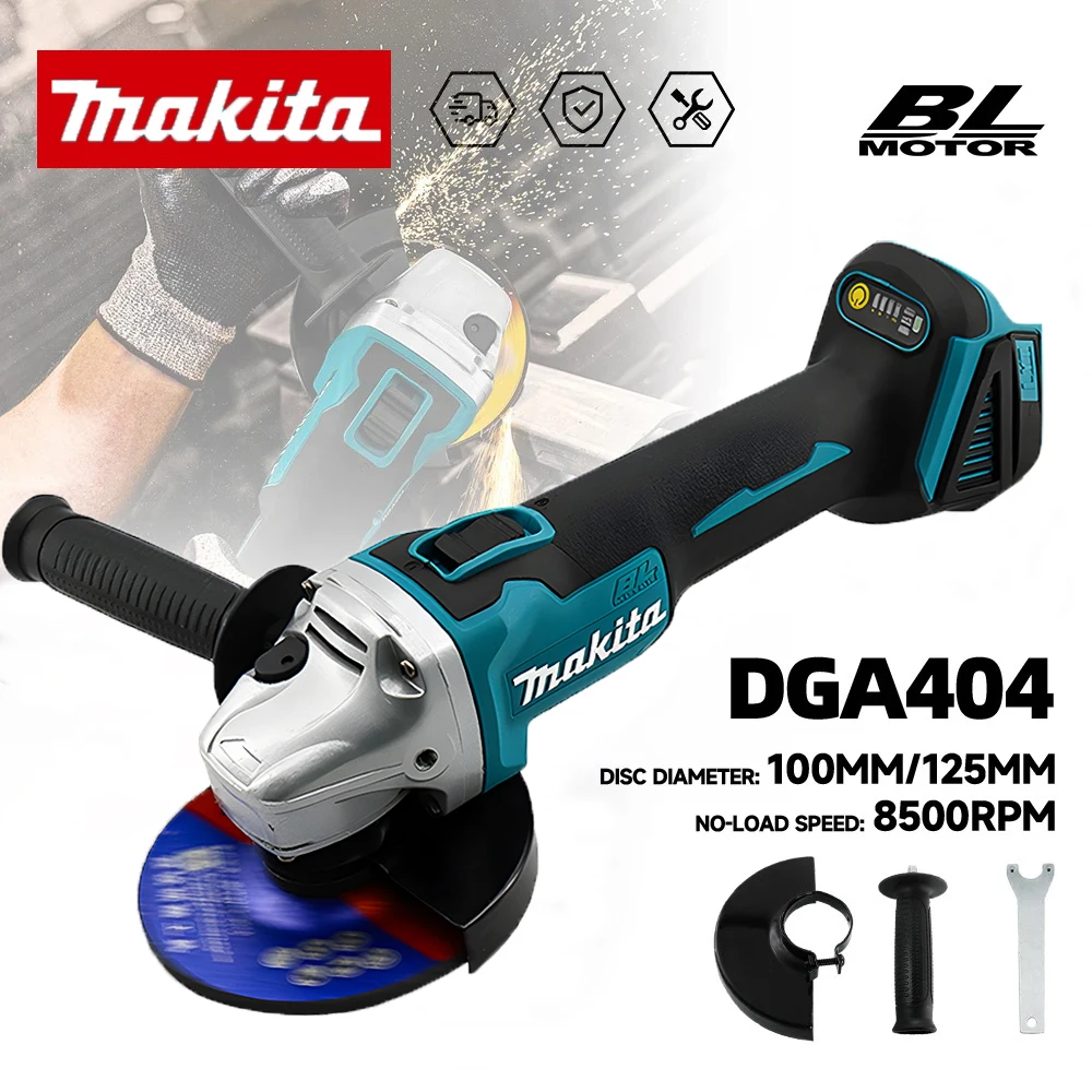 Makita DGA404 100/125mm Brushless Electric Angle Grinder 4 Gear Cordless Grinding Machine Cutting Woodworking Power Tool
Makita DGA404 100/125mm Brushless Electric Angle Grinder 4 Gear Cordless Grinding Machine Cutting Woodworking Power Tool