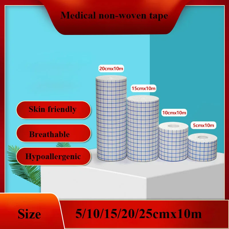 2Rolls Adhesive Surgical Wound Dressing Medical Fixation Tape Bandage Plaster Gauze Indwelling Needle Catheter Non-Woven Tape
2Rolls Adhesive Surgical Wound Dressing Medical Fixation Tape Bandage Plaster Gauze Indwelling Needle Catheter Non-Woven Tape