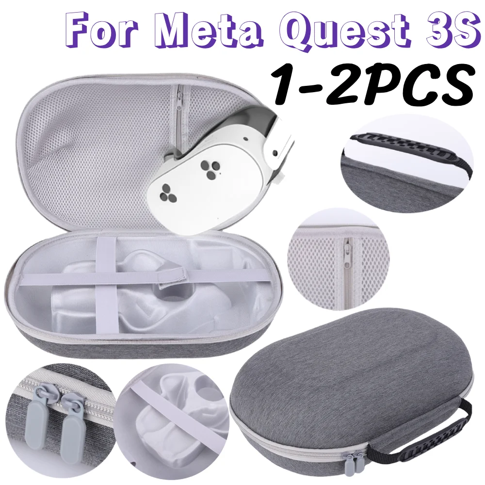 1/2PCS Hard Case Multi-Compartment Travel Storage Bag Hard Travel Storage Case for Meta Quest 3S Headset/Controller/Head Strap
1/2PCS Hard Case Multi-Compartment Travel Storage Bag Hard Travel Storage Case for Meta Quest 3S Headset/Controller/Head Strap