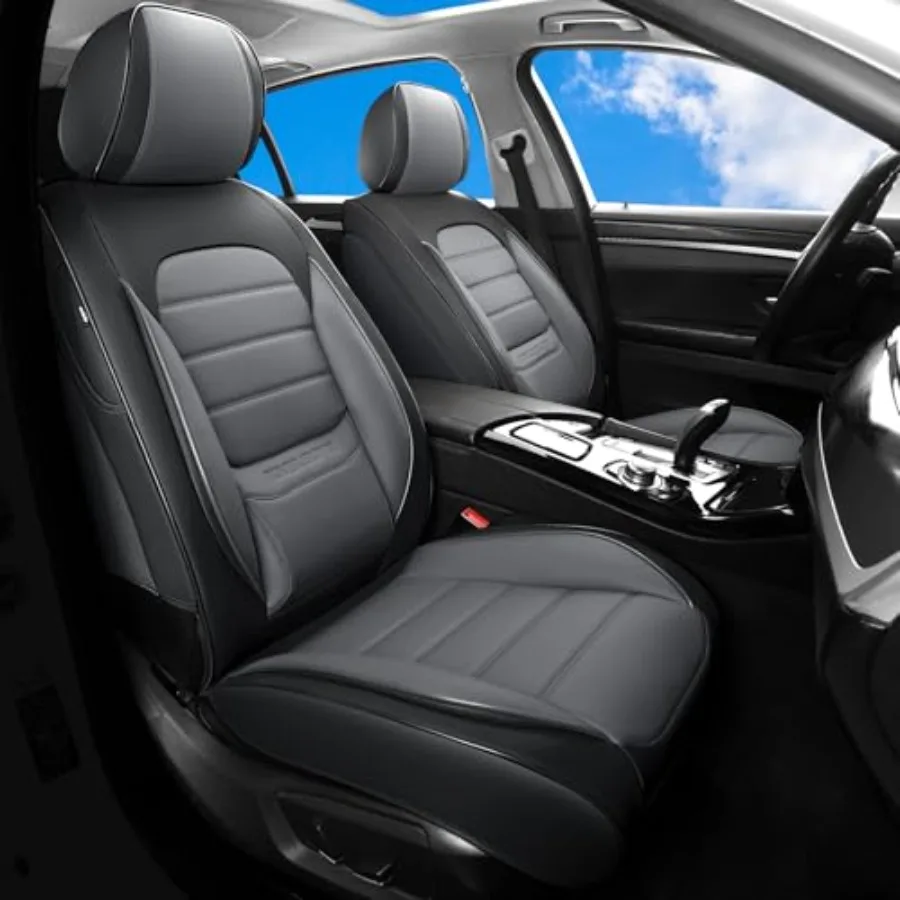 Car Seat Covers Full Set Universal Leather Seat Covers for Cars Breathable Waterproof Automotive Seat Cover for Most Sedans SUV
Car Seat Covers Full Set Universal Leather Seat Covers for Cars Breathable Waterproof Automotive Seat Cover for Most Sedans SUV