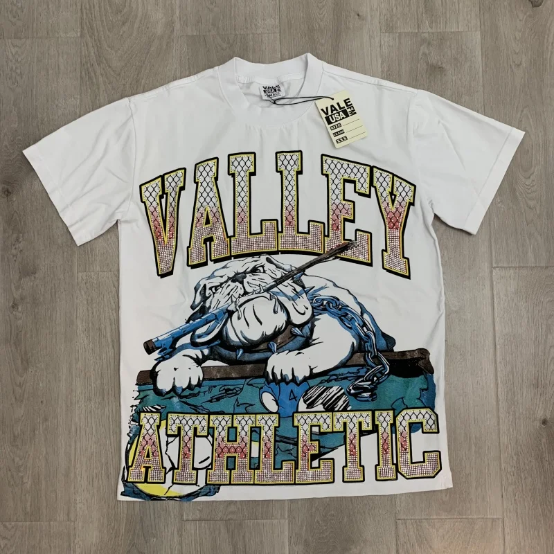 Streetwear Rhinestone T-Shirt Vale Forever Valley Breathable Cotton Trendy Graphic Design Urban Fashion Clothing
Streetwear Rhinestone T-Shirt Vale Forever Valley Breathable Cotton Trendy Graphic Design Urban Fashion Clothing