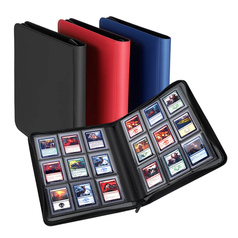 Toploader Binder Holds 252+ Top Loaders 9 Pocket Top Loader Binders for 3" X 4" Rigid Card Holders for MTG TCG Sport Cards
Toploader Binder Holds 252+ Top Loaders 9 Pocket Top Loader Binders for 3" X 4" Rigid Card Holders for MTG TCG Sport Cards