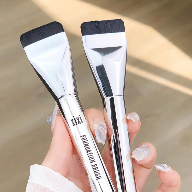 1pc Multi-Use Foundation Brush Lightweight & Thin Facial Mask Brush Flat Contour Brush Blending Foundation Cream Makeup Brushes
1pc Multi-Use Foundation Brush Lightweight & Thin Facial Mask Brush Flat Contour Brush Blending Foundation Cream Makeup Brushes